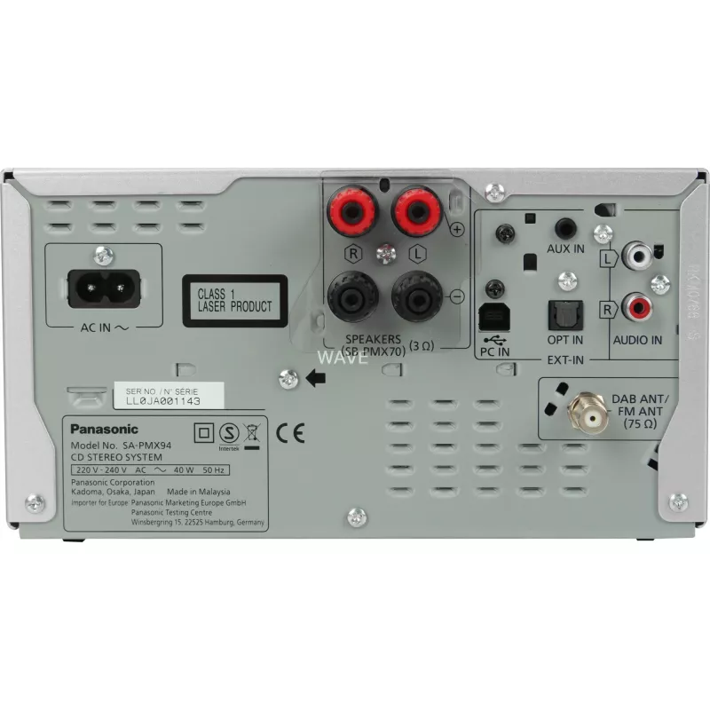 Kompakti kotiaudiokeskus Panasonic SC-PMX94EG-S