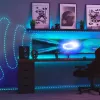 LED-valosarja Twinkly TWD200STP-TEU monivärinen sisänauha, 5 cm väli, IP20, läpinäkyvä kaapeli