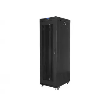 Vapaasti seisova kaappi Lanberg FF01-6042-23BL 42U 1200 kg musta