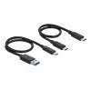 Delock M.2 telakointiasema - liitäntäadapteri - M.2 NVMe -kortti - USB 3.2 (Gen 2) - hopea