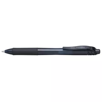 Klipsillä varustettu sisäänvedettävä kuulakärkikynä Pentel Energel X 1.0 musta