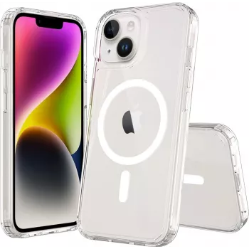 Suojakotelo JT BERLIN Pankow Clear MagSafe iPhone 15 Plus -puhelimelle