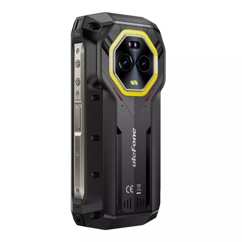 Ulefone Armor Mini 20 älypuhelin, 4,7 tuumaa, Helio G99, 8GB RAM, 256GB, 6200 mAh, Android 14, musta