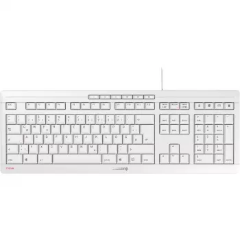 CHERRY STREAM -näppäimistö Office USB QWERTZ saksa valkoinen