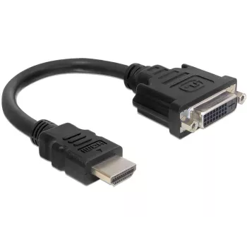 Kaapeli HDMI-DVI uros/naaras DeLOCK 0.2m