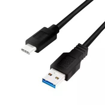 Logilink - USB-kaapeli - USB Type A (W) - USB-C (M) - USB 3.2 Gen 1 - 3 A - 1 m - musta (CU0168)