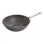 Wok-pannu Ballarini 75002-815-0 pyöreä antrasiitti 30 cm, alumiini, 6-kerroksinen graniitti/titaani-tarttumaton pinnoite
