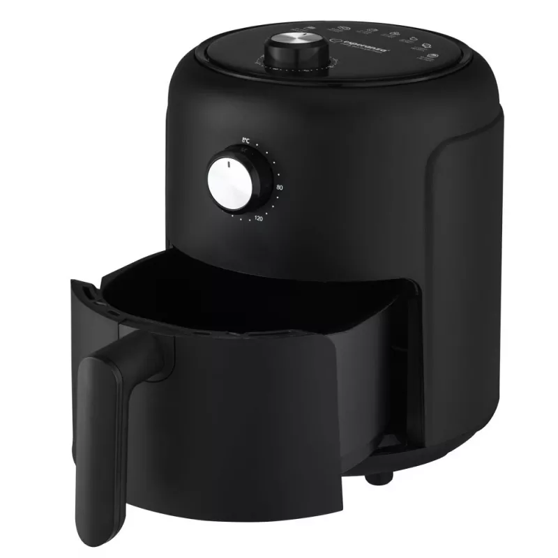 Kuumailmafriteerauskeitin ESPERANZA EKA001, 2,6 L, 1000 W, 7 ohjelmaa, musta, kompakti työtasolle