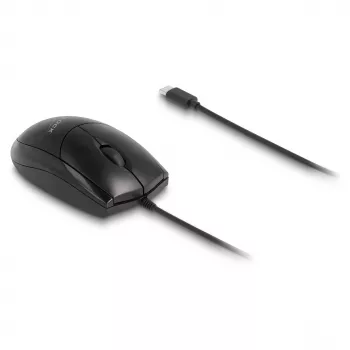 Hiiri DeLOCK 12114 USB Type-C optinen molempikätinen