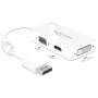 DeLOCK kaapeli 0,16 m DisplayPort VGA HDMI DVI-D
