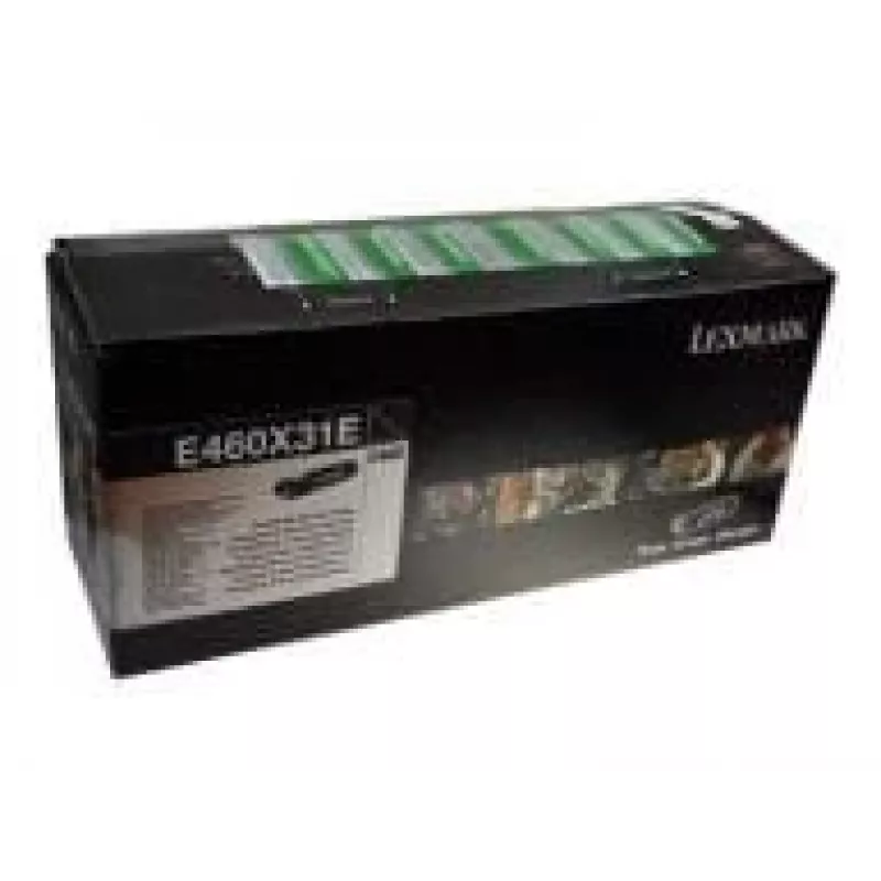 Lexmark E460X31E väriainekasetti E460, musta, 15 000 sivua
