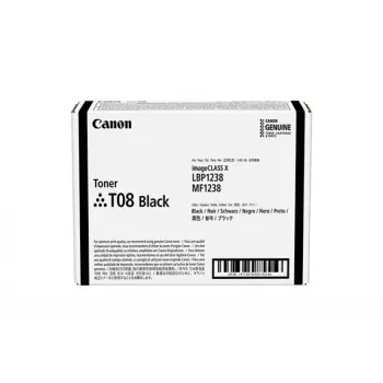 Värikasetti Canon T08 3010C006 1500 sivua musta