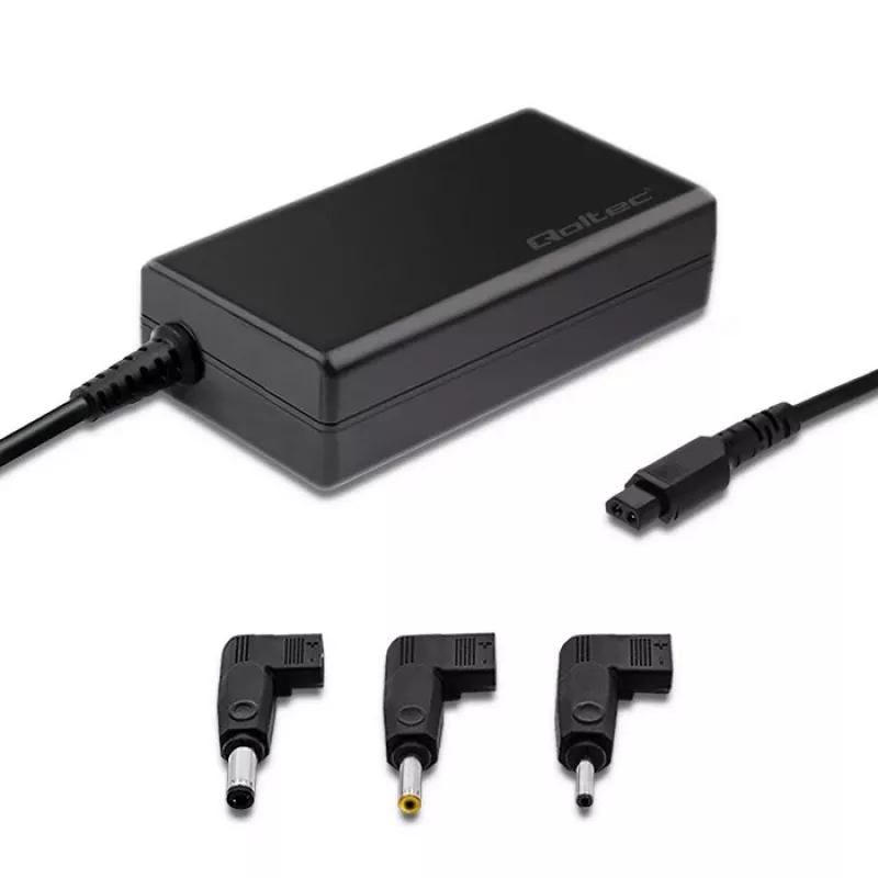 Qoltec 52415 virtalähde yhteensopiva Samsung Sony 65 W | 3 pistoketta | +virtajohto