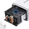Seinälaaturi Baseus Compact 1x USB-A + 1x USB-C 3A, kompakti matka-adapteri
