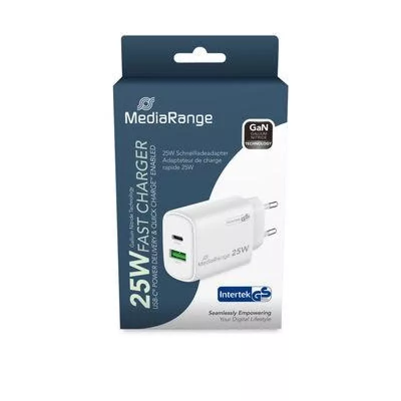 Virtalähde USB/USB-C 25W/FAST MRMA112-2 Mediarange