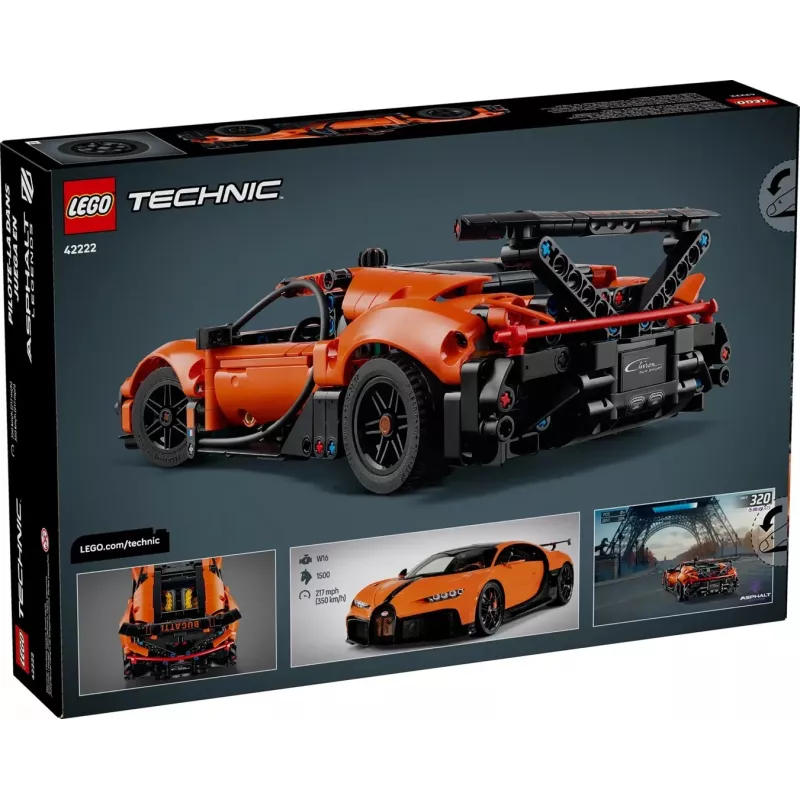 LEGO TECHNIC 42222 Bugatti Chiron Pur Sport -hyperauto