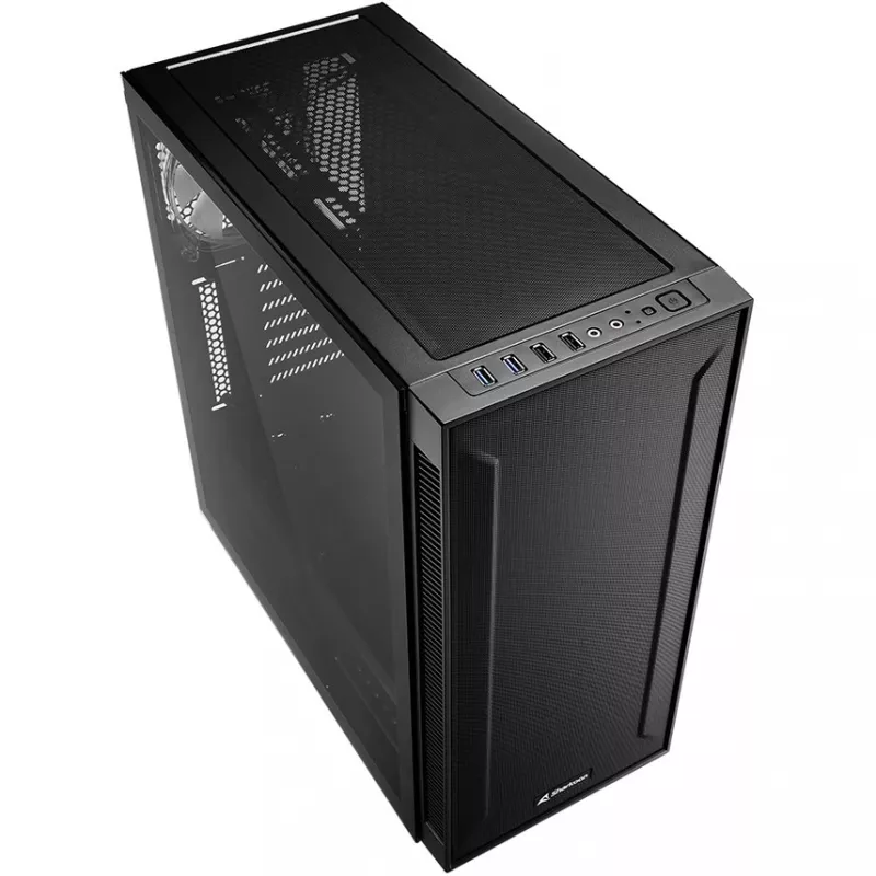 PC-kotelo Sharkoon TG6M RGB Tower musta