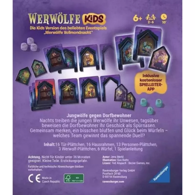 Ravensburger Werwölfe – Nacht der jungen Wölfe korttipeli