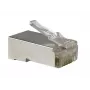 RJ45-liitin A-LAN WT003, alumiinin värinen, 2 g, verkkokaapelin päättämiseen