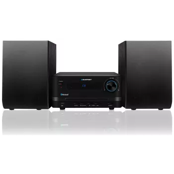 Kotiaudiomikrojärjestelmä BLAUPUNKT MS14BT — CD/MP3-soitin, Bluetooth, USB, FM RDS, 15 W RMS, musta
