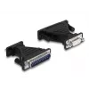 DeLOCK sovitin USB 2.0 Type-A - sarjaportti RS-232 D-Sub 9 + D-Sub 25