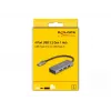 DeLOCK 63171 USB-keskitin 3.2 Gen 1 Type-A 5000 Mbit/s harmaa