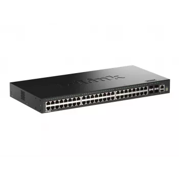 D-Link 52-porttinen Gigabit Stackable Smart Managed -kytkin 4 x 10G SFP+ -portilla