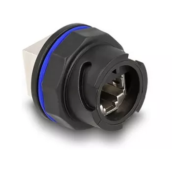 DeLOCK 67048 RJ45 Cat.6A upotettava liitäntä / liitin, musta