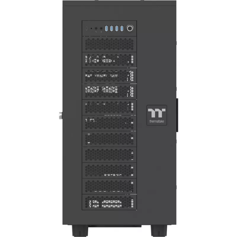 Thermaltake kotelo AX700 TG Super Tower musta vähittäismyynti - Tower (CA-11B-00F1WN-00)