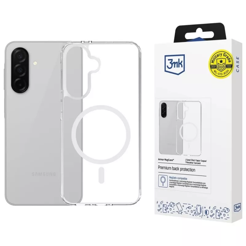 Armor MagCase Samsung A56 MagSafe läpinäkyvä