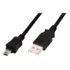 ASM AK-300130-030-S ASSMANN kaapeli USB 2.0 HighSpeed Canon USB A/miniUSB B (5pin) M/M musta 3m