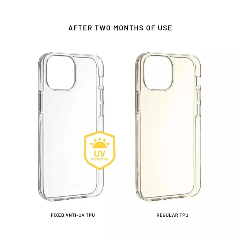 Suojakotelo FIXED Samsung Galaxy S25+:lle — läpinäkyvä TPU, malli FIXTCCA-1505-TR