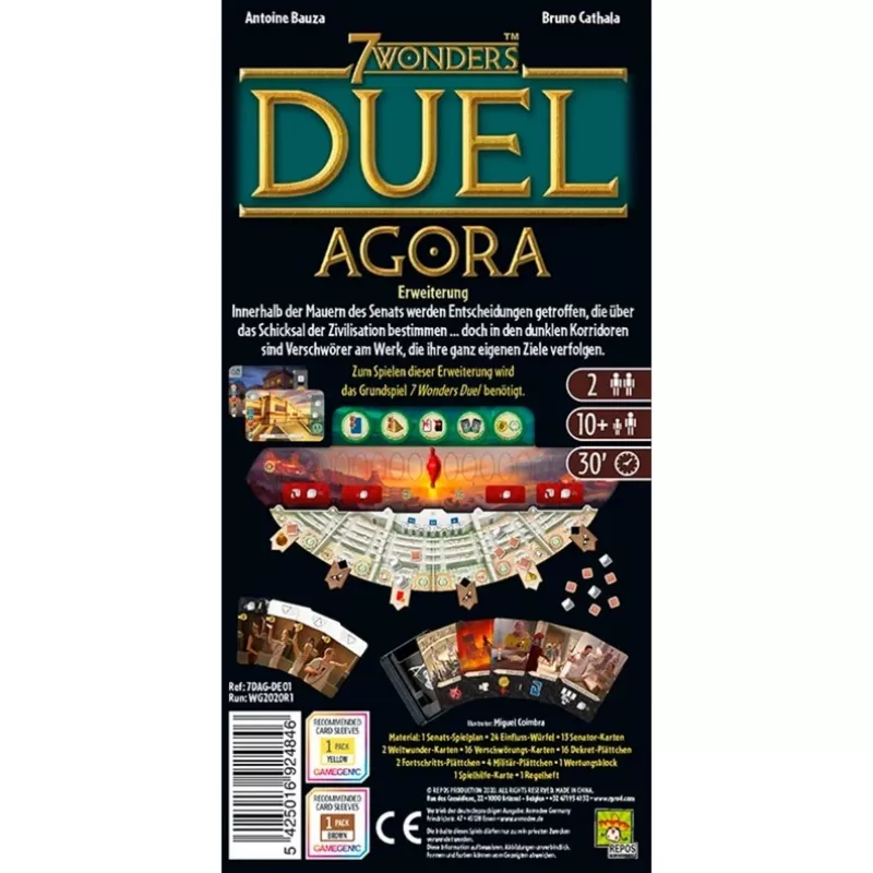7 Wonders Duel - Agora, lautapelin lisäosa