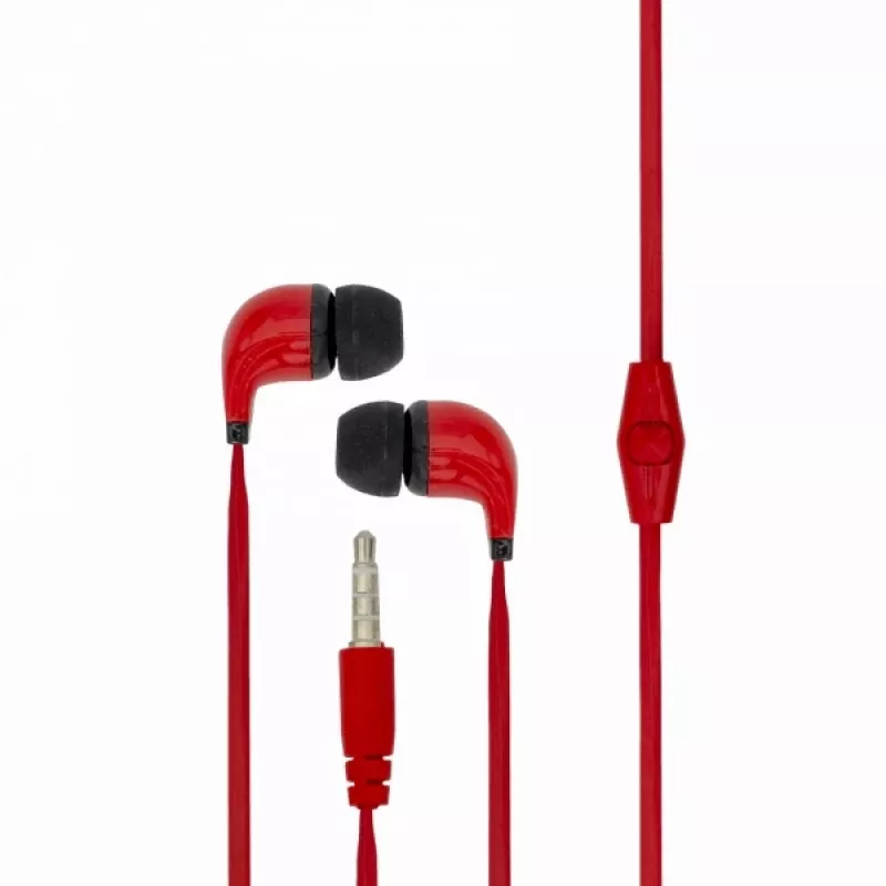Sbox stereokuulokkeet mikrofonilla EP-038 punainen