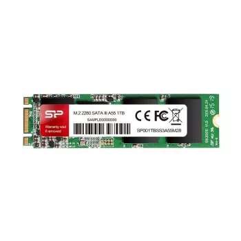SSD M.2 1 TB Silicon Power SP001TBSS3A55M28 — SATA III, 560/530 MB/s, SLC, MTBF 1,5 milj. h