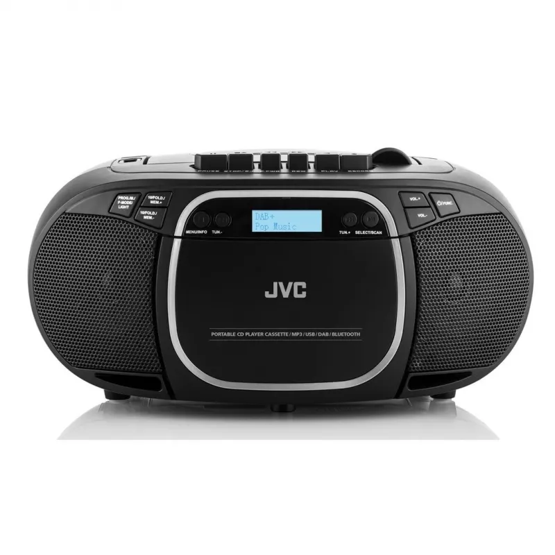 JVC RC-E561B-DAB CD-soitin musta kannettava CD-soitin