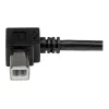 StarTech.com USBAB2MR USB 2.0 A – kulma-B -kaapeli, uros/uros, 2 m, musta