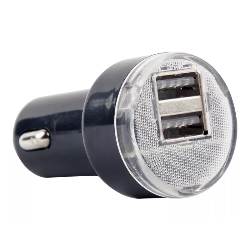 Autolaturi Gembird EG-U2C2A-CAR-02, 12–24V tulo, 5V/2,1A lähtö, 2× USB 2.0, musta