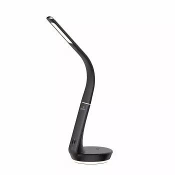 Pöytävalaisin Hawk HW-LAMP02 musta – himmennettävä, säädettävä varsi