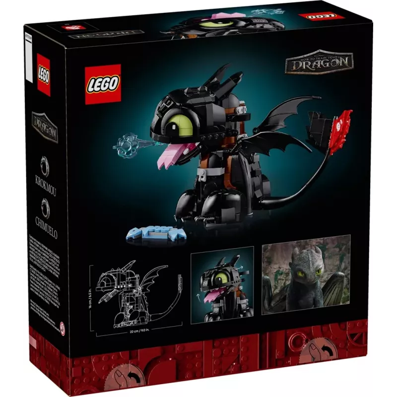 LEGO ICONS 10375 Näin koulutat lohikäärmeesi: Hampaaton
