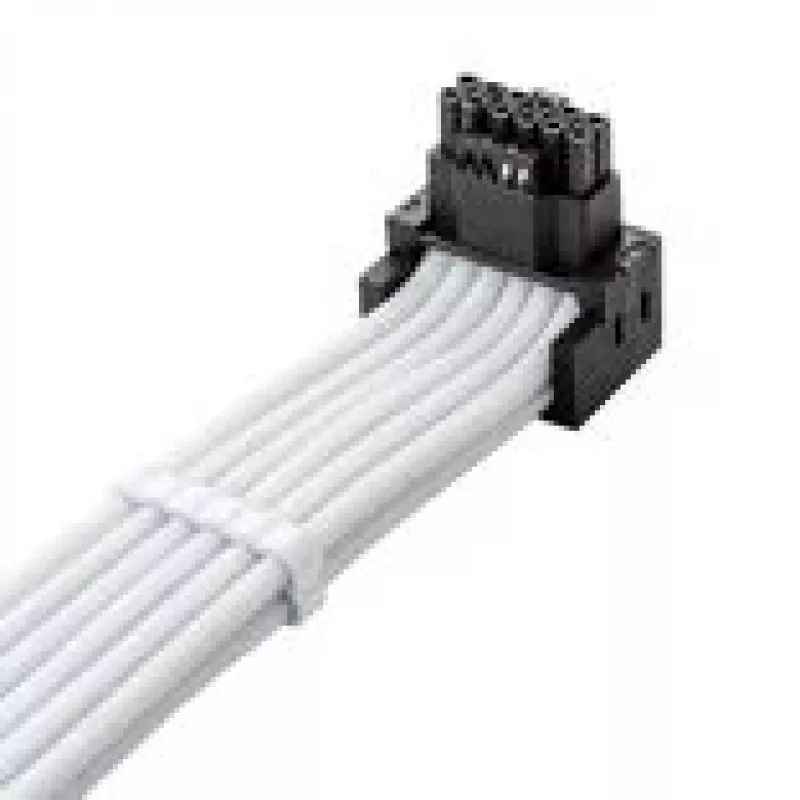 CableMod C-Series Pro liitäntäkaapeli - Variant A, 90°, 16-pin - 3x8-pin PCIe, valkoinen