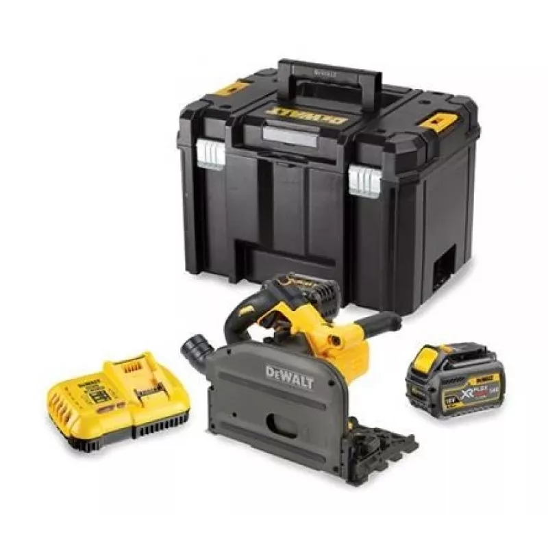 DEWALT DCS520T2 käsipyörösaha 54V 2x XR FLEXVOLT 6Ah TSTAK musta, keltainen