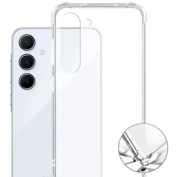 Kotelo 4smarts Galaxy A56 läpinäkyvä 16,8 cm (6,6 tuuman)