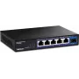 TRENDnet 6-porttinen 2.5G hallitsematon kytkin 10G SFP+ -portilla (TEG-S5061)