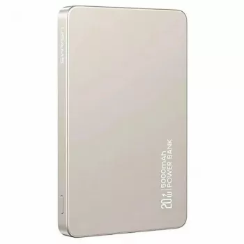 PowerBank 5000mAh 20W induktio MagSafe titaani