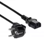 Akyga AK-PC-05C virtajohto, CEE 7/7 - IEC C13, kupari 3 x 1 mm², 5 m, musta