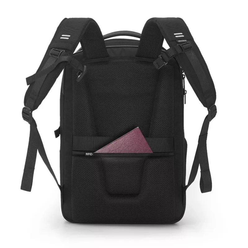 Reppu XDDESIGN Bizz musta — vedenpitävä, kevyt, malli P705.931