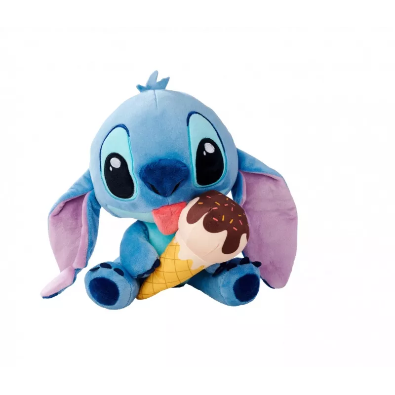 Pehmolelu SIMBA Mascot Stitch jäätelö 25 cm, alkuperäinen pehmeä hahmohahmo