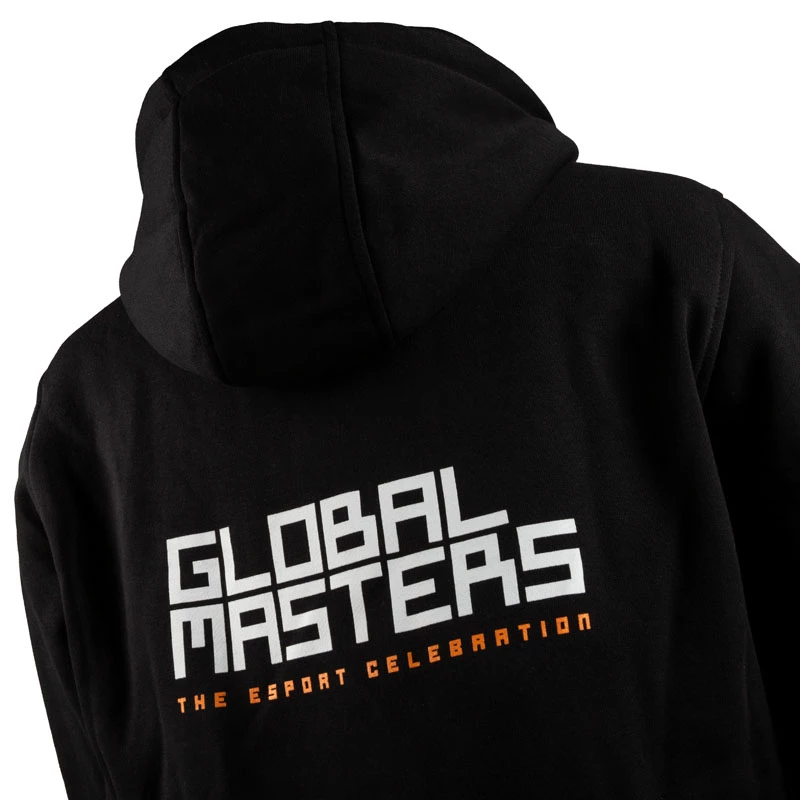 Global Masters huppari GM Logo - musta (M)