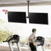 Kattoteline MACLEAN MC-111 B kahdelle televisiolle, maks. kuormitus 2×40 kg, maks. VESA 600×400
